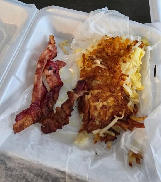 1 Egg with Bacon Breakfast.