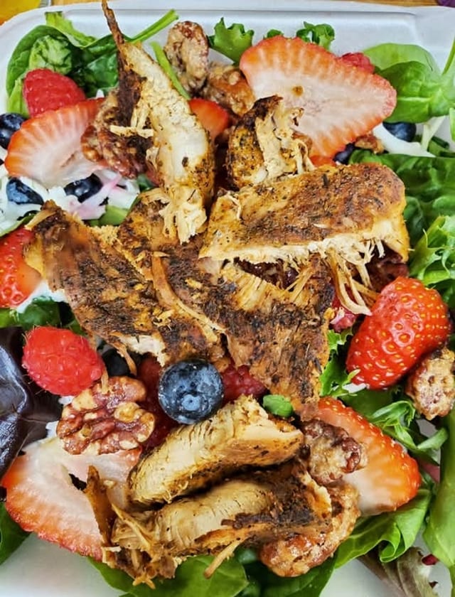 Seasonal Berry Salad.