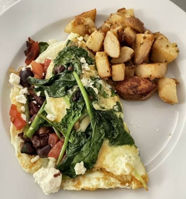 Mediterranean Omelet.