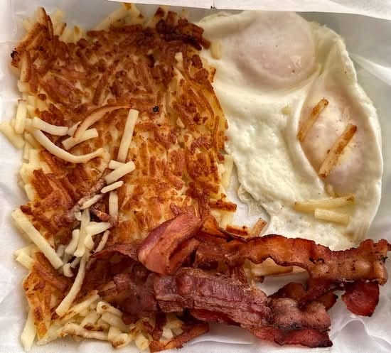 2 Eggs with Bacon Breakfast.