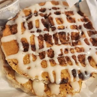 2 Small Stack Cinnamon Roll Pancakes